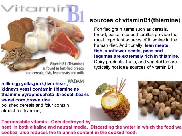 vitamin b1 sources